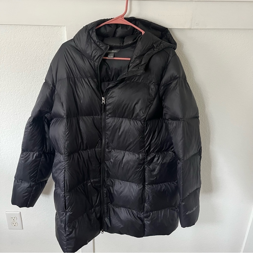 Eddie Bauer Black EB550 Packable Puffer Jacket